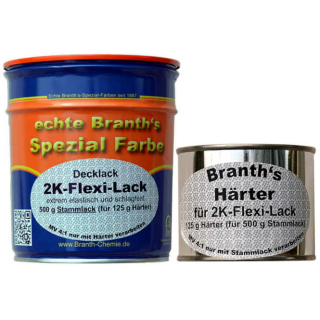 BRANTHs 2K-Flexi-Varnish 500 g basislak & 125 g verharder