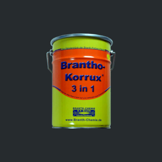 Brantho Korrux "3 in 1" 5 liter grafietzwart RAL 9011