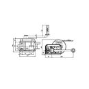 AL-KO 501 A Wciagarka linowa OPTIMA 500 kg z lina 10 m