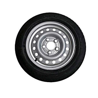 Compleet wiel 100 km / u banden 185 / 60R12 velg 5,5 J-12