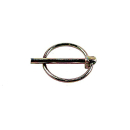 Linch pin, galvanized. Bolts: 6 mm, x 42 mm