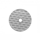 Klinknagelvoet van polyethyleen, 17,5 mm, kleur: grijs