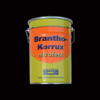 Brantho Korrux "nitrofest" 5 liter container diep zwart RAL 9005